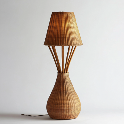 Tea room, living room, study, fabric floor lamp, homestay decorative lamp, bedroom, hot pot restaurant lamp, Zen balcony, handmade coffee shop - Image 3