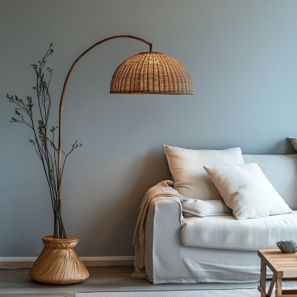 Wabi-sabi style floor lamps, French retro living room, bedroom, study, homestay, tea room, retro designer artistic lamps - Image 8