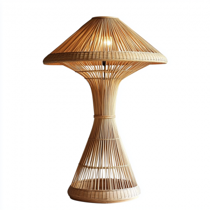 Wabi-sabi style floor lamp, hemp rope, Zen-inspired designer's creative homestay, living room sofa side, bedroom atmosphere standing lamp - Image 9