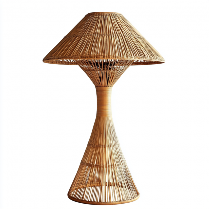 Wabi-sabi style floor lamp, hemp rope, Zen-inspired designer's creative homestay, living room sofa side, bedroom atmosphere standing lamp - Image 8