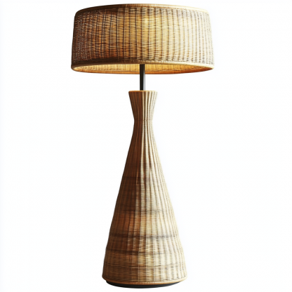 Wabi-sabi style floor lamp, hemp rope, Zen-inspired designer's creative homestay, living room sofa side, bedroom atmosphere standing lamp - Image 5