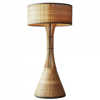 Wabi-sabi style floor lamp, hemp rope, Zen-inspired designer's creative homestay, living room sofa side, bedroom atmosphere standing lamp - Image 4