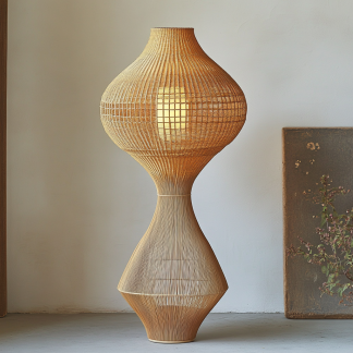 Living room, study, fabric floor lamp, coffee shop, niche designer, hotel, homestay, decorative lamp, restaurant, tea room