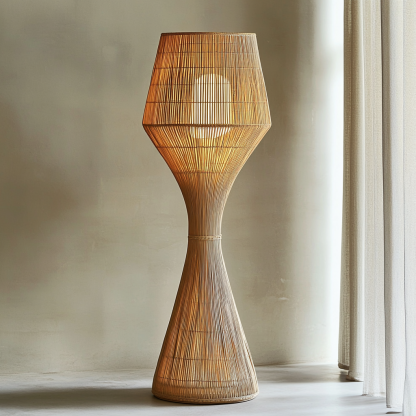 Wabi-sabi style homestay chandelier, new Chinese-style retro rattan chandelier, hotel lobby bar counter decoration, Southeast Asian lamp - Image 4