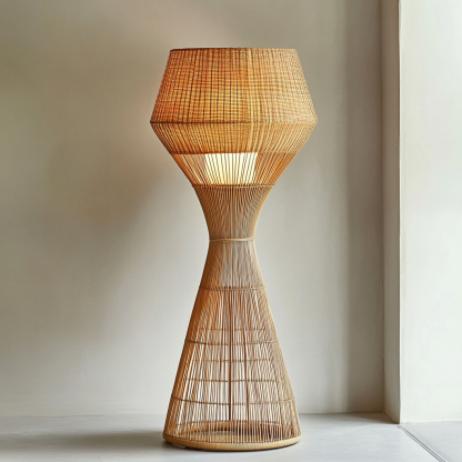 Wabi-sabi style homestay chandelier, new Chinese-style retro rattan chandelier, hotel lobby bar counter decoration, Southeast Asian lamp - Image 3