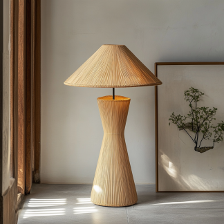 Wabi-sabi style floor lamp, living room sofa, bedroom bedside lamp, creative and personalized artistic decorative lamp