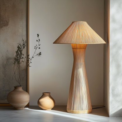 Wabi-sabi style floor lamp, living room sofa, bedroom bedside lamp, creative and personalized artistic decorative lamp - Image 4