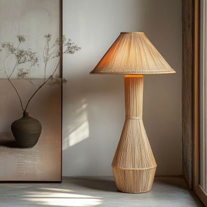 Wabi-sabi style floor lamp, living room sofa, bedroom bedside lamp, creative and personalized artistic decorative lamp - Image 3