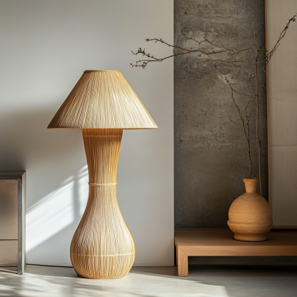 Wabi-sabi style floor lamp, living room sofa, bedroom bedside lamp, creative and personalized artistic decorative lamp - Image 2
