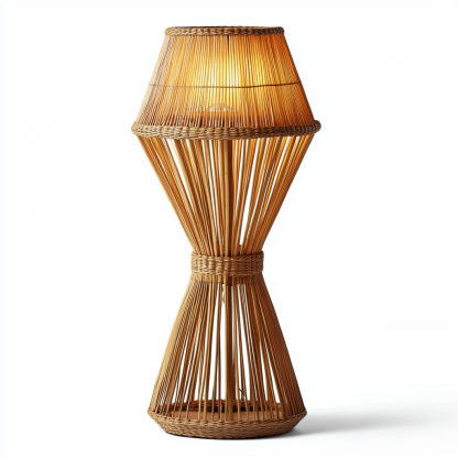 Tea room, living room, study, fabric floor lamp, homestay decorative lamp, bedroom, hot pot restaurant lamp, Zen balcony, handmade coffee shop - Image 4