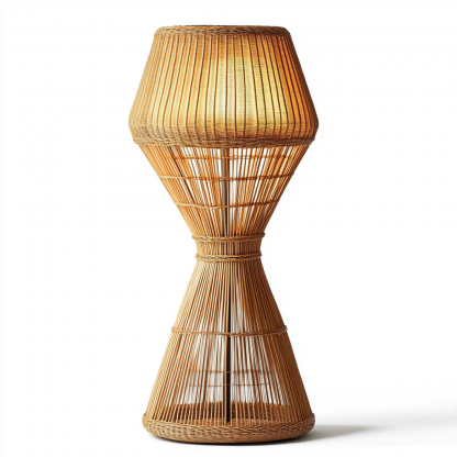 Tea room, living room, study, fabric floor lamp, homestay decorative lamp, bedroom, hot pot restaurant lamp, Zen balcony, handmade coffee shop - Image 3