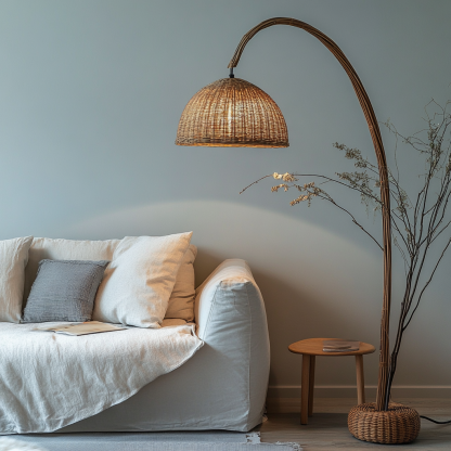 Wabi-sabi style floor lamps, French retro living room, bedroom, study, homestay, tea room, retro designer artistic lamps - Image 2