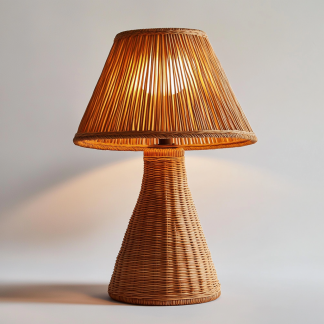 Wabi-sabi floor lamps, rattan weaving, guest bedroom, handcrafted restaurant, tea room, coffee shop decoration, retro Japanese hotel