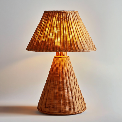Wabi-sabi floor lamps, rattan weaving, guest bedroom, handcrafted restaurant, tea room, coffee shop decoration, retro Japanese hotel - Image 3