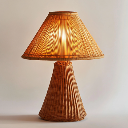 Wabi-sabi floor lamps, rattan weaving, guest bedroom, handcrafted restaurant, tea room, coffee shop decoration, retro Japanese hotel - Image 2
