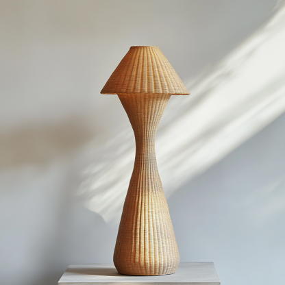 Bamboo woven chandelier, bamboo art Zen-inspired tea room, Chinese restaurant, homestay, Japanese rattan woven lantern, retro creative art lampshade - Image 3