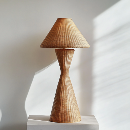 Bamboo woven chandelier, bamboo art Zen-inspired tea room, Chinese restaurant, homestay, Japanese rattan woven lantern, retro creative art lampshade - Image 2