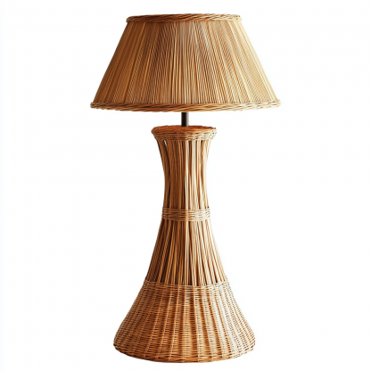 Japanese-style designer floor lamps for hotel and homestay living rooms, model rooms, hand-woven hemp rope decorations, Zhongshan lighting fixtures - Image 2