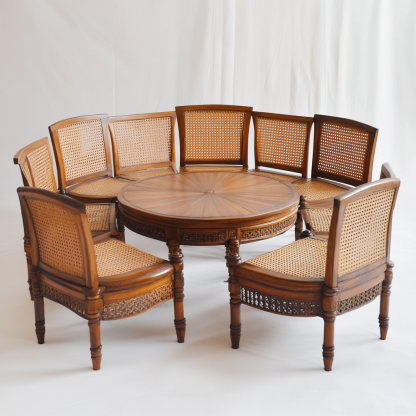 10 rattan sofa for living room, modern, simple and light luxury, small-sized apartment, homestay and hotel. Rattan sofa - Image 6