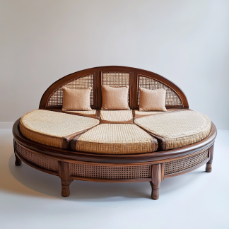 10 rattan sofa for living room, modern, simple and light luxury, small-sized apartment, homestay and hotel. Rattan sofa