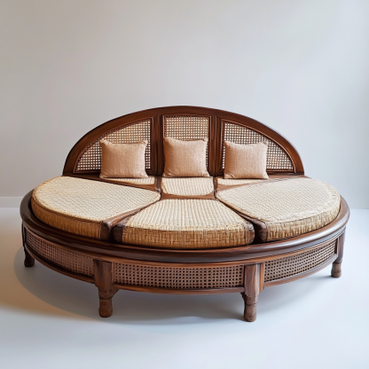 10 rattan sofa for living room, modern, simple and light luxury, small-sized apartment, homestay and hotel. Rattan sofa