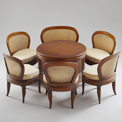 Residential furniture, sofa type, rattan and bamboo sofa, modern and simple homestay, lobby, living room, club, solid wood leisure area - Image 3