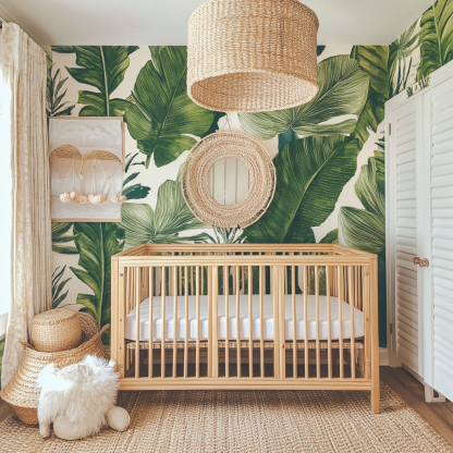 Baby crib, spliced large bed, movable solid wood multi-functional newborn and children's crib - Image 7
