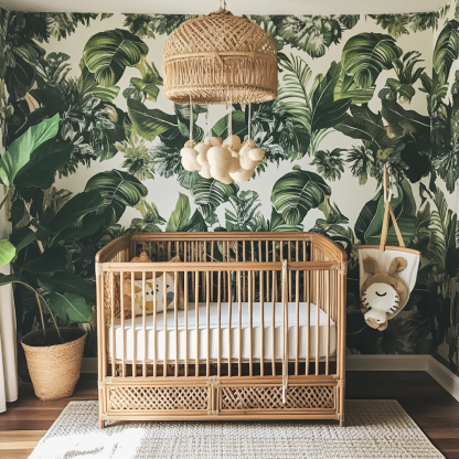 Baby crib, spliced large bed, movable solid wood multi-functional newborn and children's crib - Image 9
