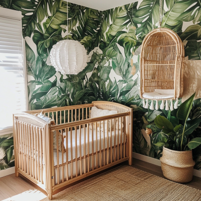 10 Bamboo woven baby crib, modern and simple Japanese children's room homestay, customizable size tatami bed fabric - Image 9