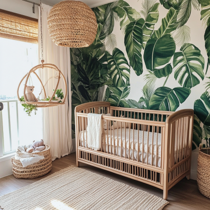 10 Bamboo woven baby crib, modern and simple Japanese children's room homestay, customizable size tatami bed fabric - Image 6