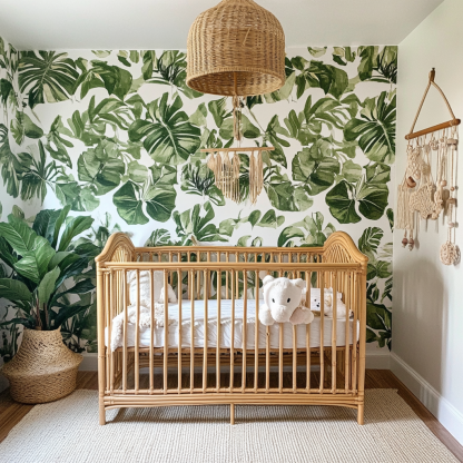 Multi-functional baby crib, solid wood unpainted newborn, movable and spliced large bed configuration - Image 8