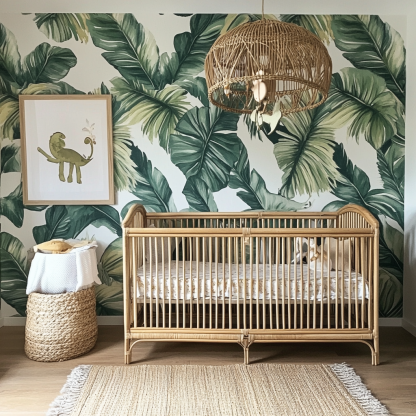 Baby crib, spliced large bed, movable solid wood multi-functional newborn and children's crib - Image 7