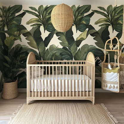 Multi-functional baby crib, solid wood unpainted newborn, movable and spliced large bed configuration - Image 3