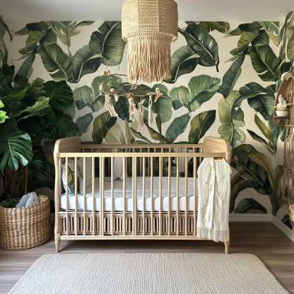 Multi-functional baby crib, solid wood unpainted newborn, movable and spliced large bed configuration - Image 2