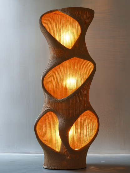 Creative abstract solid wood sculpture ornaments in the hotel lobby, high-end model room, living room and entrance hall wood carving decorative artworks