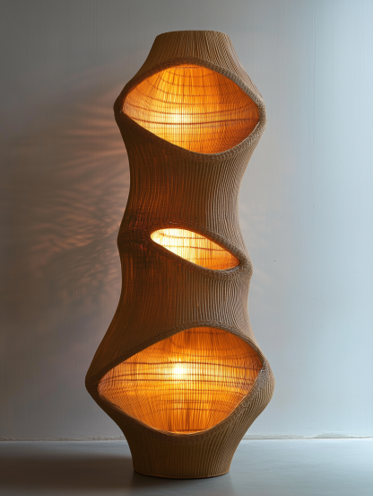 Creative abstract solid wood sculpture ornaments in the hotel lobby, high-end model room, living room and entrance hall wood carving decorative artworks - Image 2
