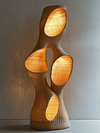 Creative abstract solid wood sculpture ornaments in the hotel lobby, high-end model room, living room and entrance hall wood carving decorative artworks - Image 2