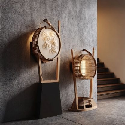 New Chinese-style antique floor lamps for living rooms, bedrooms, studies, tea rooms, Zen-inspired lighting fixtures, and French ancient-style bedroom lighting fixtures - Image 6
