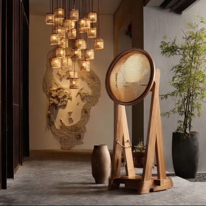 New Chinese-style antique floor lamps for living rooms, bedrooms, studies, tea rooms, Zen-inspired lighting fixtures, and French ancient-style bedroom lighting fixtures - Image 5