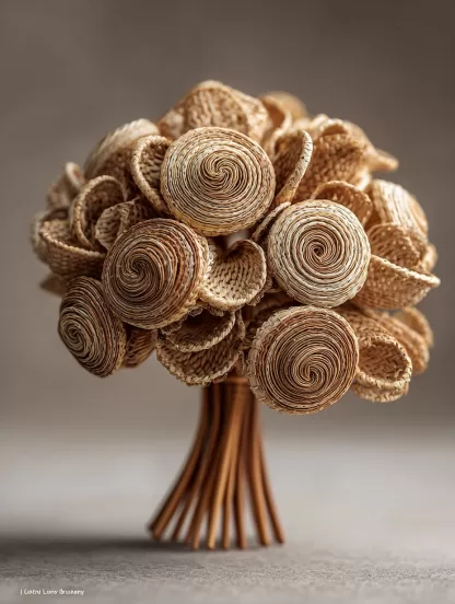 Wabi-sabi dried flower branches and natural dried branches are suitable for home, homestay, living room decoration, artificial flower interior decoration - Image 2