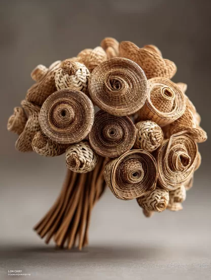 Genuine plant dried flowers, sheep horn natural dried branches are suitable for home and homestay living room decoration and artificial flower interior decoration - Image 4