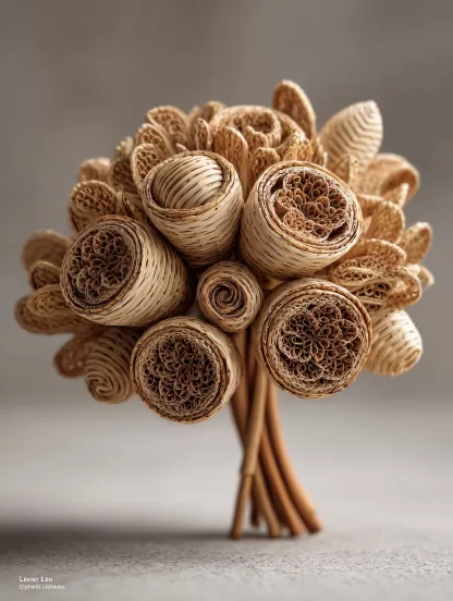 Genuine plant dried flowers, sheep horn natural dried branches are suitable for home and homestay living room decoration and artificial flower interior decoration