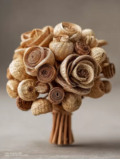 A set of genuine plant, dried flower and fruit combination vases for home decoration, kitchen, entrance and dining room ornaments - Image 6