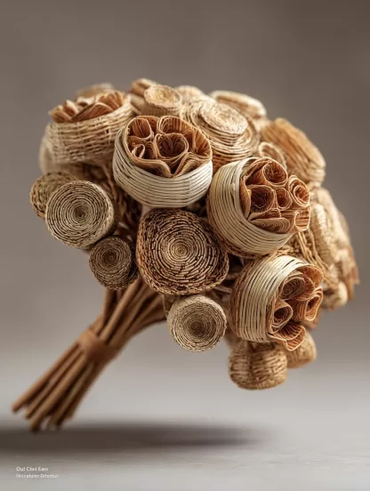 A set of genuine plant, dried flower and fruit combination vases for home decoration, kitchen, entrance and dining room ornaments - Image 7
