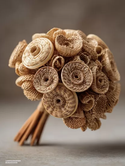 Chinese-style creative real flower potted plants are used for dining table artificial flower landscaping and indoor decoration