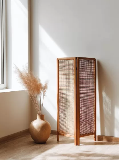 New Chinese-style solid wood screen partition living room, dining room, bedroom, study, tea room, Zen and retro Chinese-style homestay - Image 6