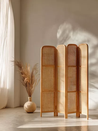 New Chinese-style solid wood screen partition living room, dining room, bedroom, study, tea room, Zen and retro Chinese-style homestay - Image 7