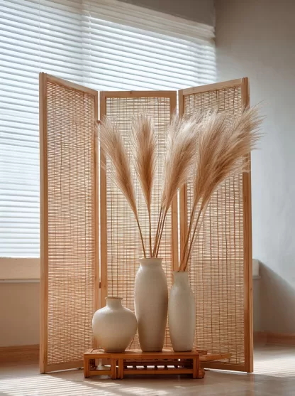 New Chinese-style solid wood screen partition living room, dining room, bedroom, study, tea room, Zen and retro Chinese-style homestay - Image 2