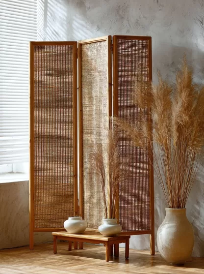 New Chinese-style solid wood screen partition living room, dining room, bedroom, study, tea room, Zen and retro Chinese-style homestay - Image 3