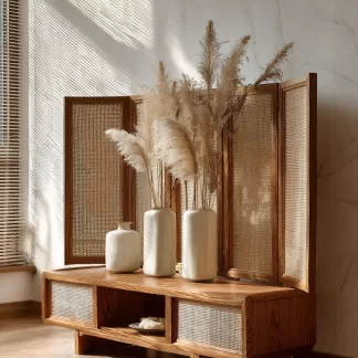 New Chinese-style solid wood screen partition living room, dining room, bedroom, study, tea room, Zen and retro Chinese-style homestay